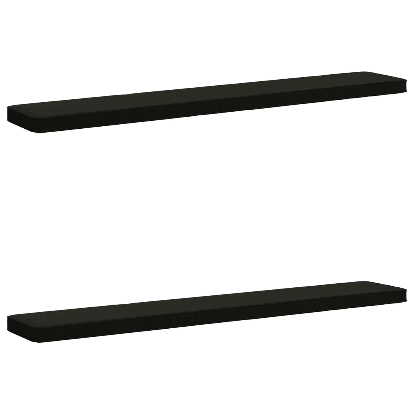 2-delt bænkepude VUGHT 2 pcs 100% polyester Sort