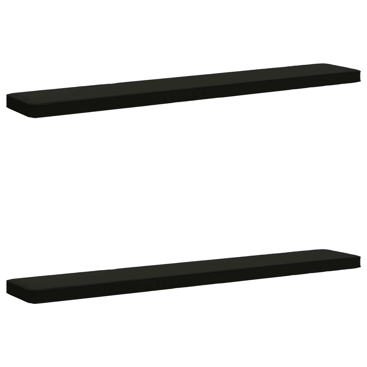 2-delt bænkepude VUGHT 2 pcs 100% polyester Sort