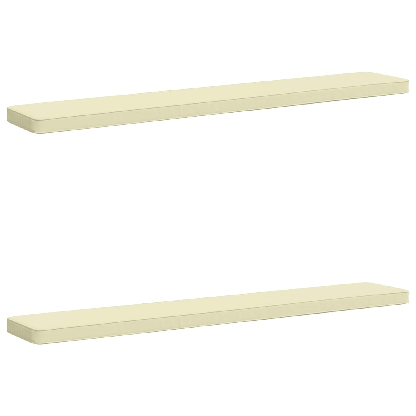 2-delt bænkepude VUGHT 2 pcs 100% polyester Cremefarvet