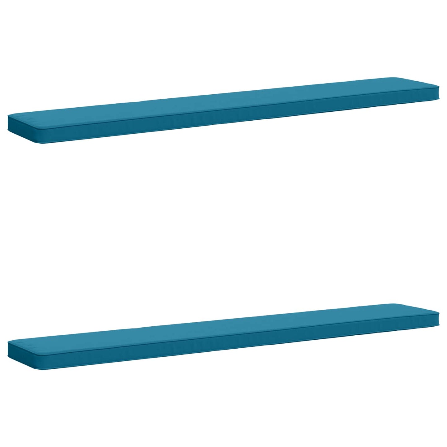 2-delt bænkepude VUGHT 2 pcs 100% polyester Lyseblå
