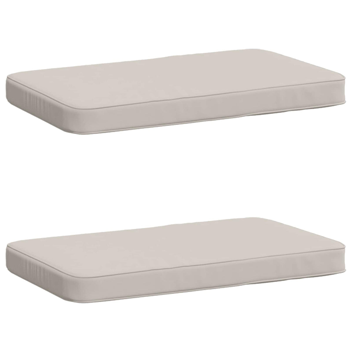 2-delt bænkepude VUGHT 2 pcs 100% polyester Hvid 60 x 40 x 5 cm