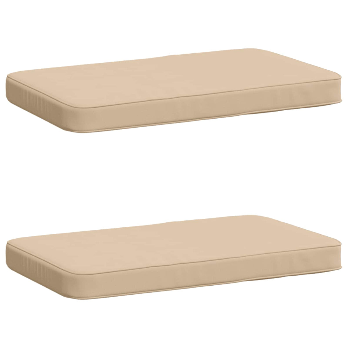 2-delt bænkepude VUGHT 2 pcs 100% polyester Cremefarvet