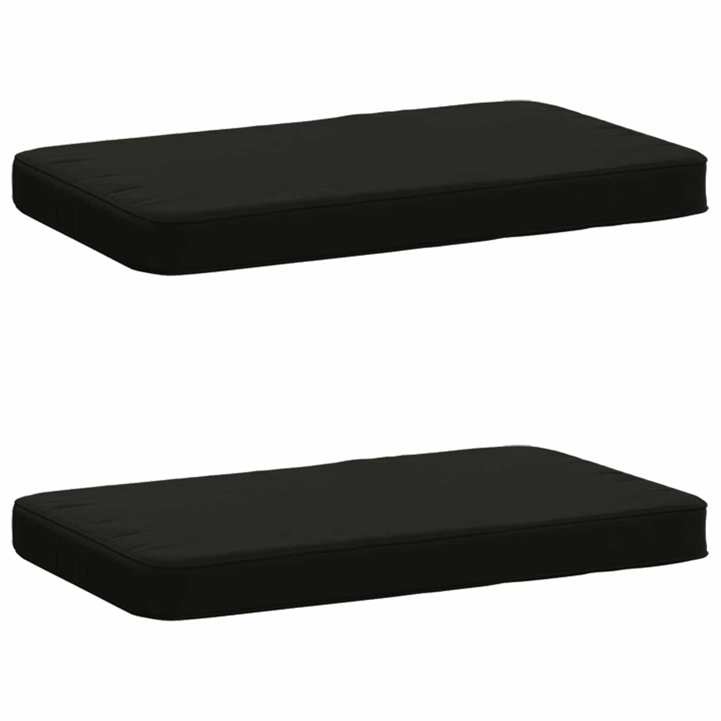 2-delt bænkepude VUGHT 2 pcs 100% polyester Sort 60 x 40 x 5 cm