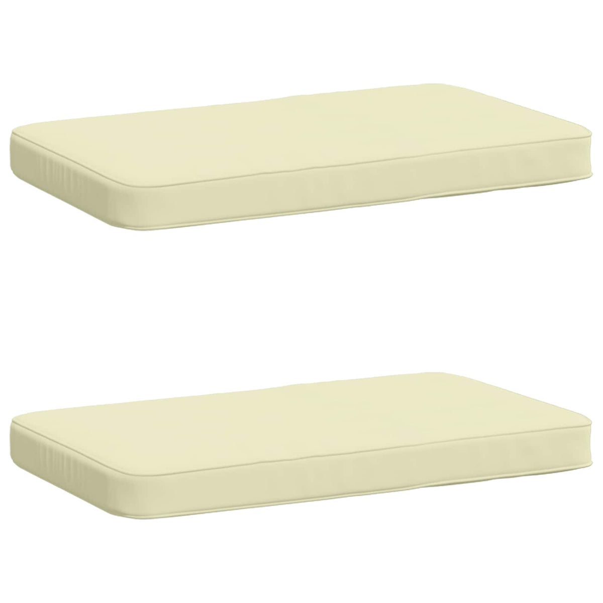 2-delt bænkepude VUGHT 2 pcs 100% polyester Cremefarvet