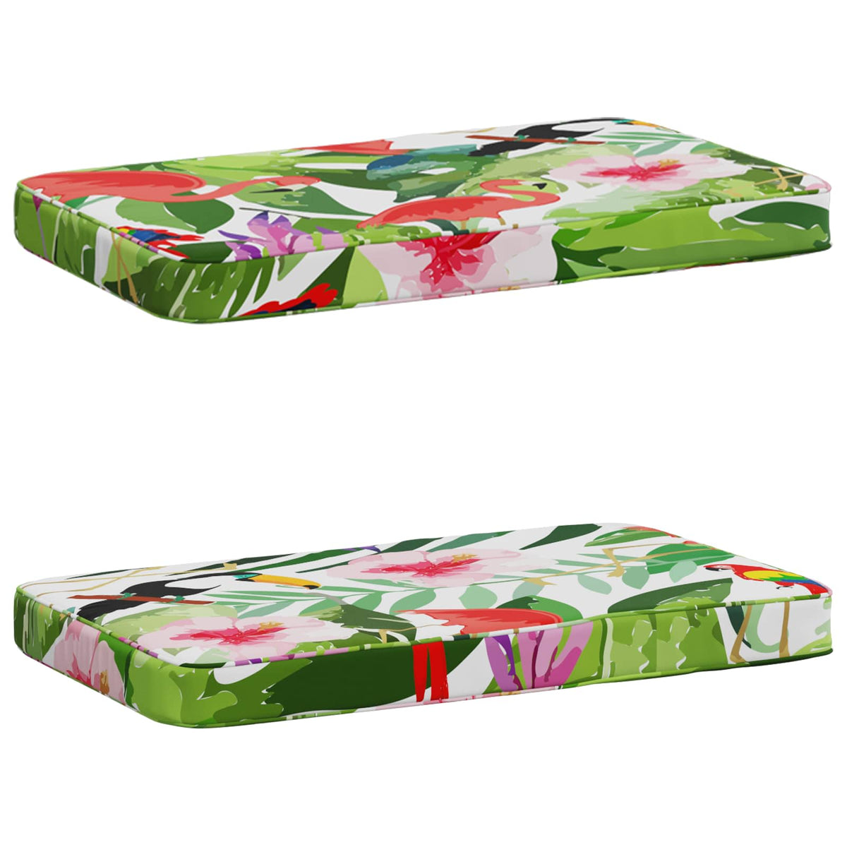 2-delt bænkepude VUGHT 2 pcs 100% polyester Flerfarvet