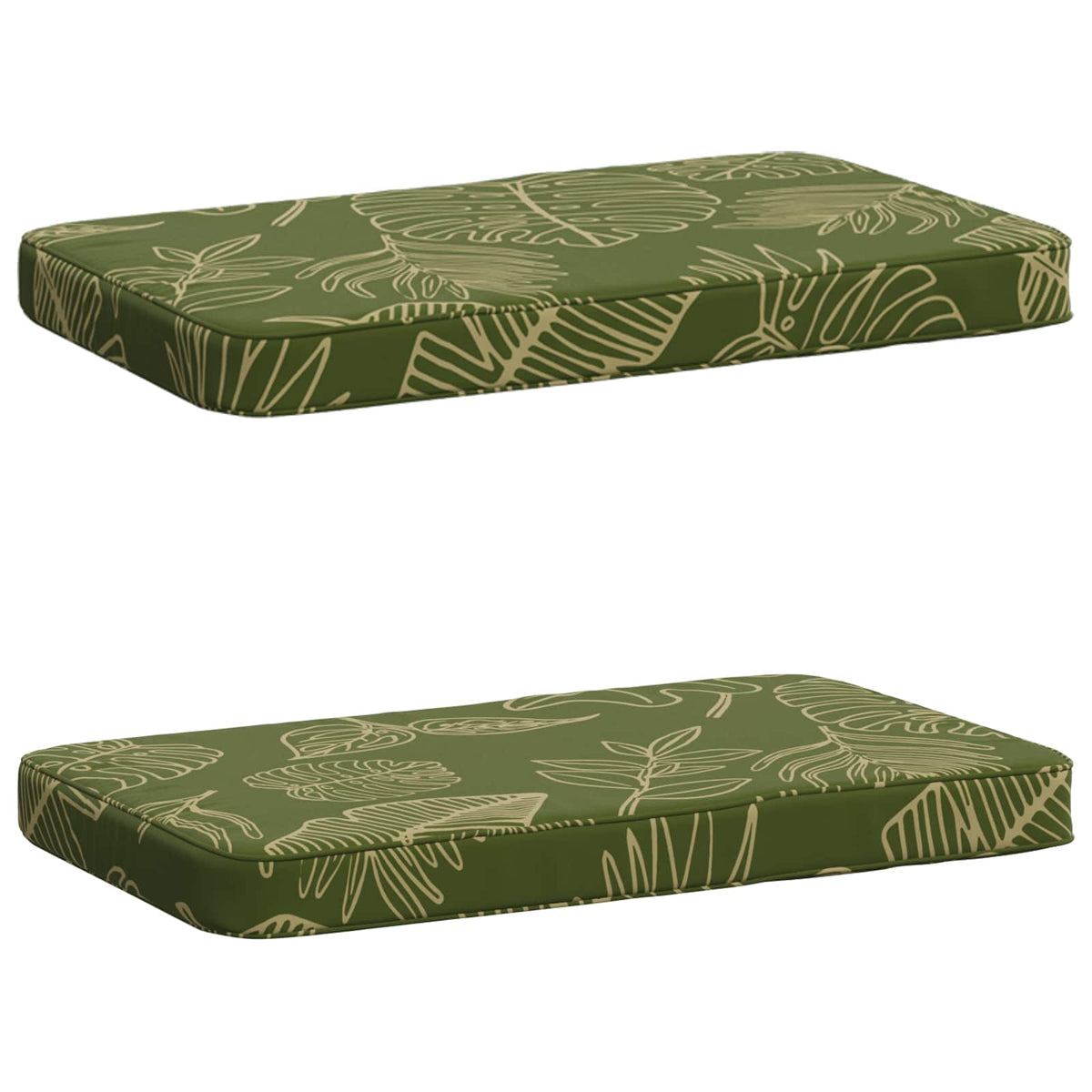 2-delt bænkepude VUGHT 2 pcs 100% polyester Bladdesign