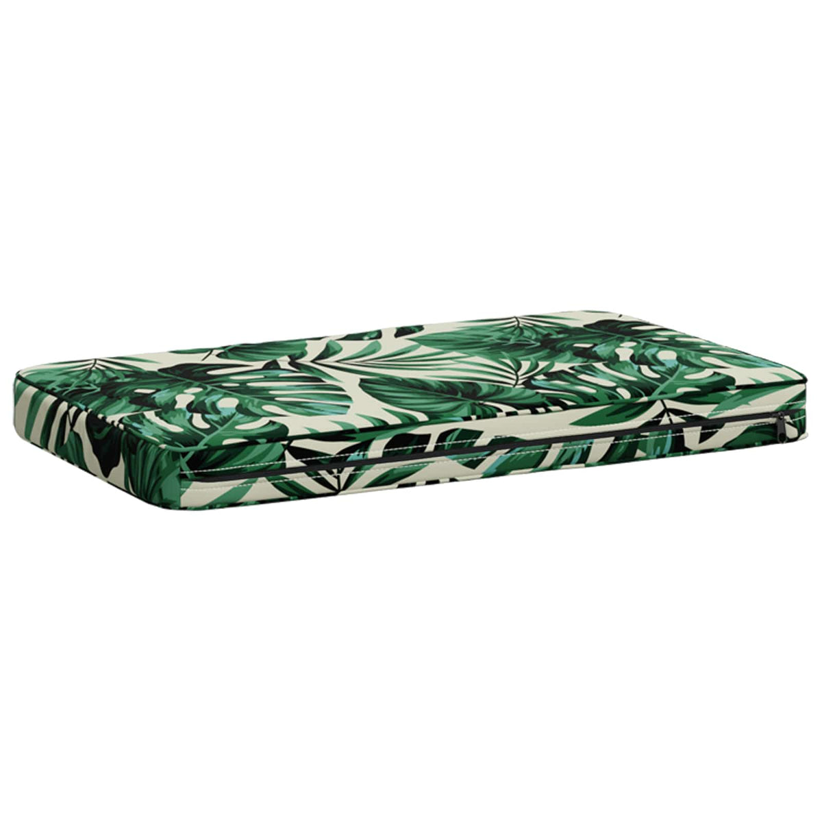 2-delt bænkepude VUGHT 2 pcs 100% polyester Bladmønster