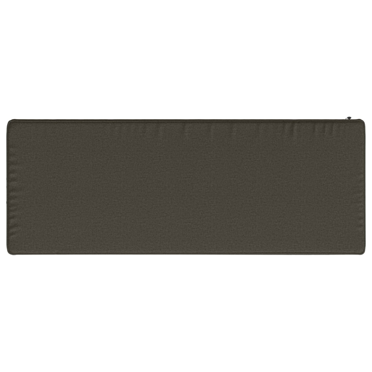 1-delt bænkepude VUGHT 100% polyester Antracit 80 x 40 x 5 cm