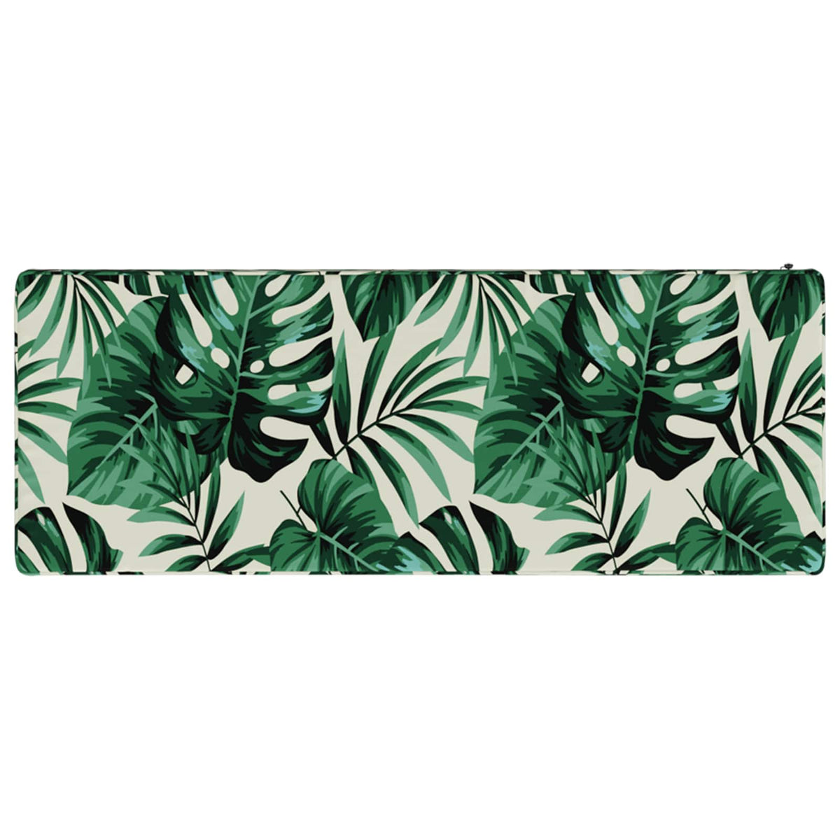 2-delt bænkepude VUGHT 2 pcs 100% polyester Bladmønster