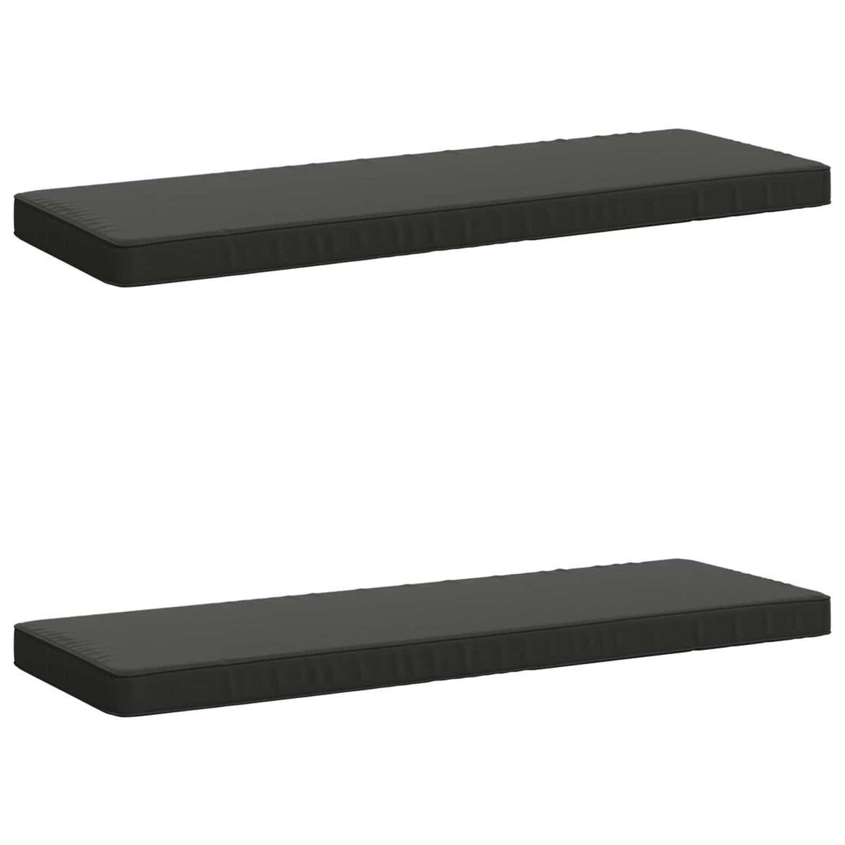 2-delt bænkepude VUGHT 2 stk. 100% polyester Antracit