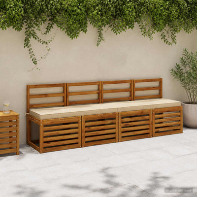 1-delt bænkepude VUGHT 100% polyester Beige 110 x 40 x 5 cm