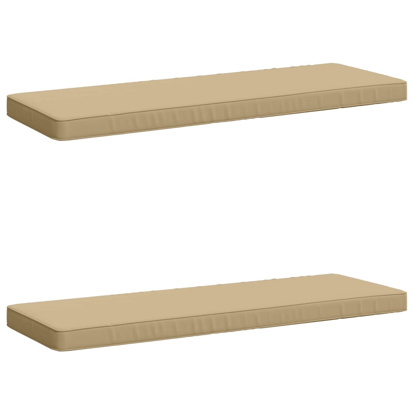 2-delt bænkepude VUGHT 2 stk. 100% polyester Beige