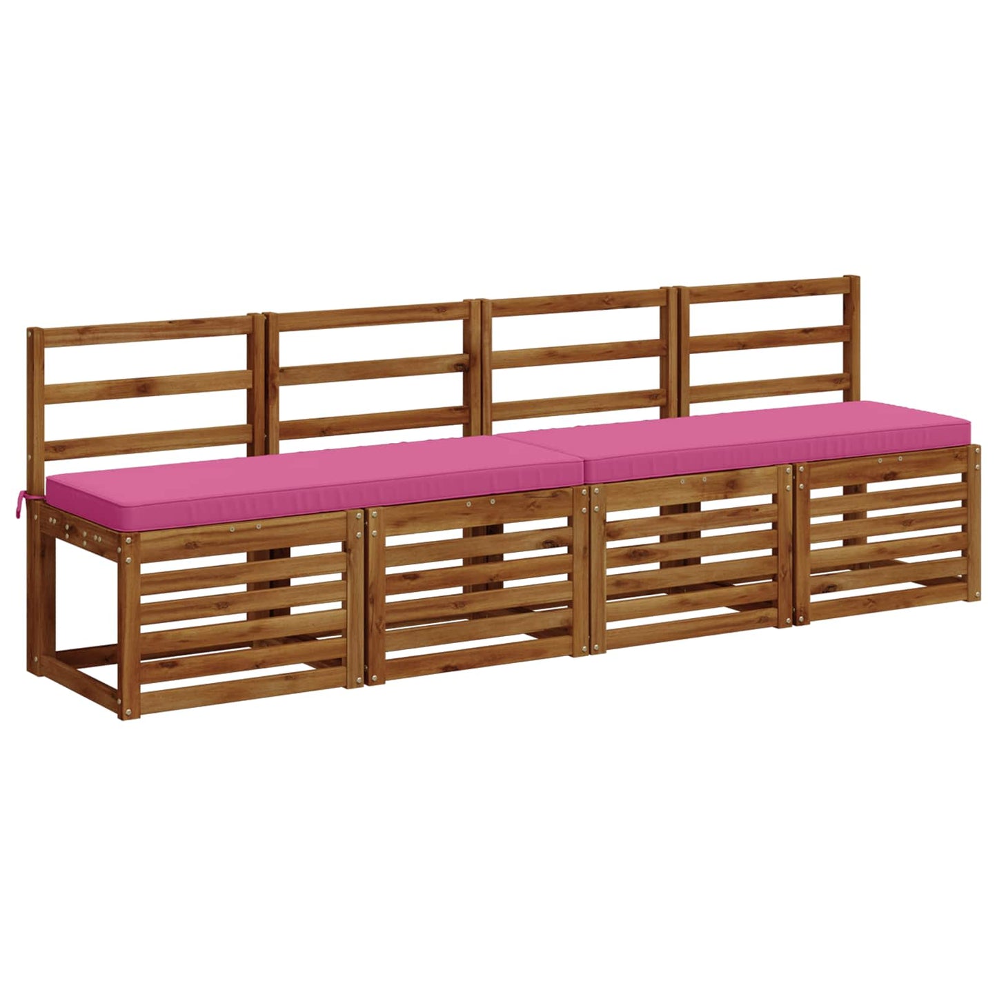 1-delt bænkepude VUGHT 100% polyester Lyserød 100 x 40 x 5 cm