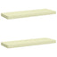 2-delt bænkepude VUGHT 2 stk. 100% polyester Cremefarvet