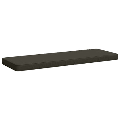 1-delt bænkepude VUGHT 100% polyester Antracit 120 x 40 x 5 cm