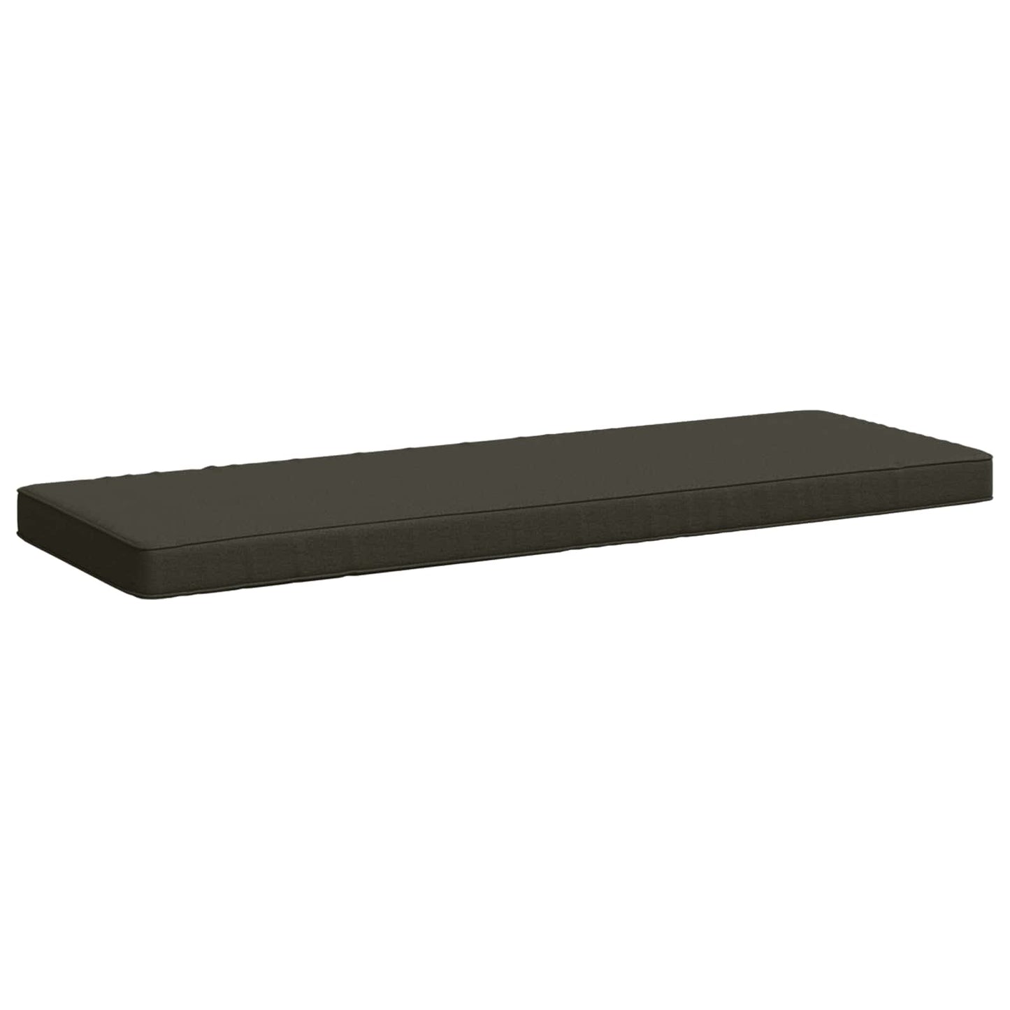 1-delt bænkepude VUGHT 100% polyester Antracit 120 x 40 x 5 cm