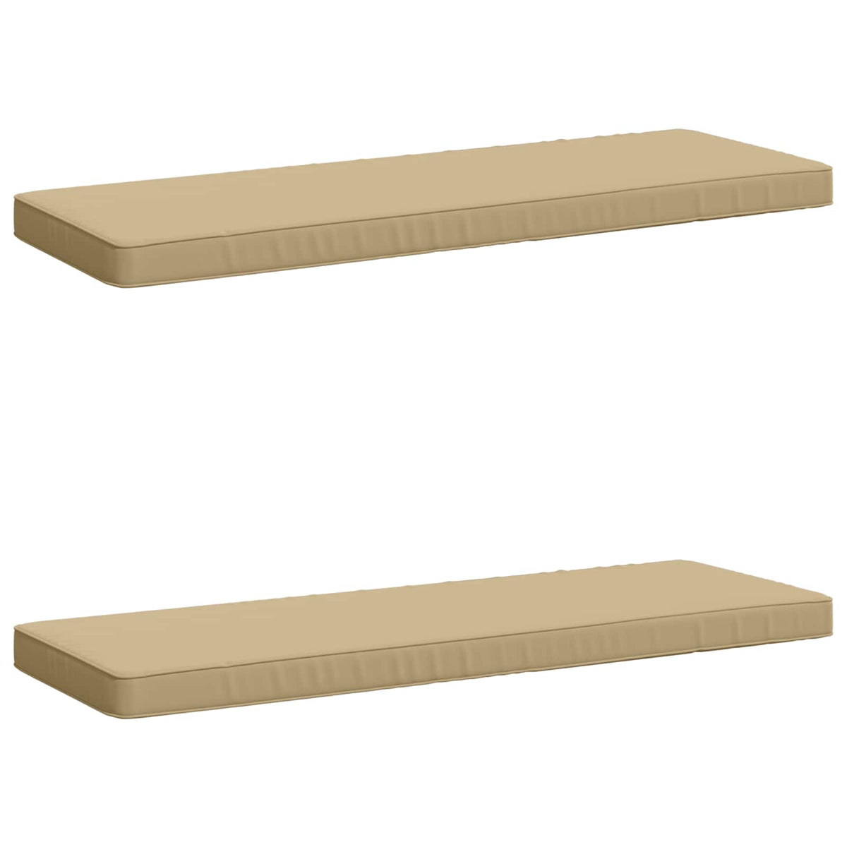 2-delt bænkepude VUGHT 2 stk. 100% polyester Beige