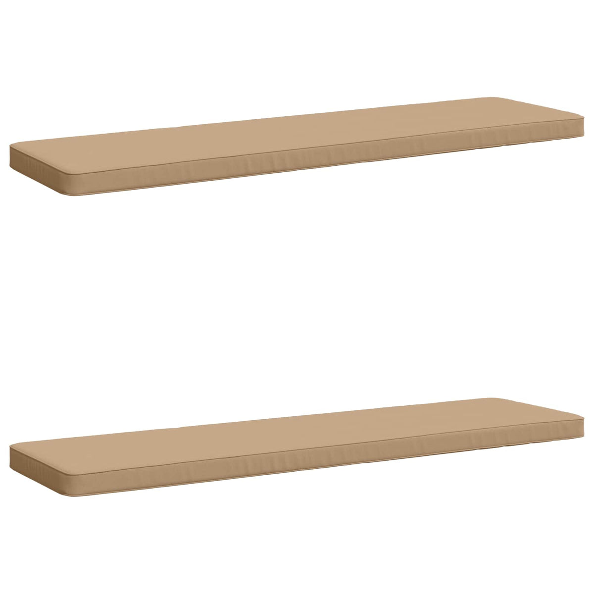 2-delt bænkepude VUGHT 2 stk. 100% polyester Sandfarvet