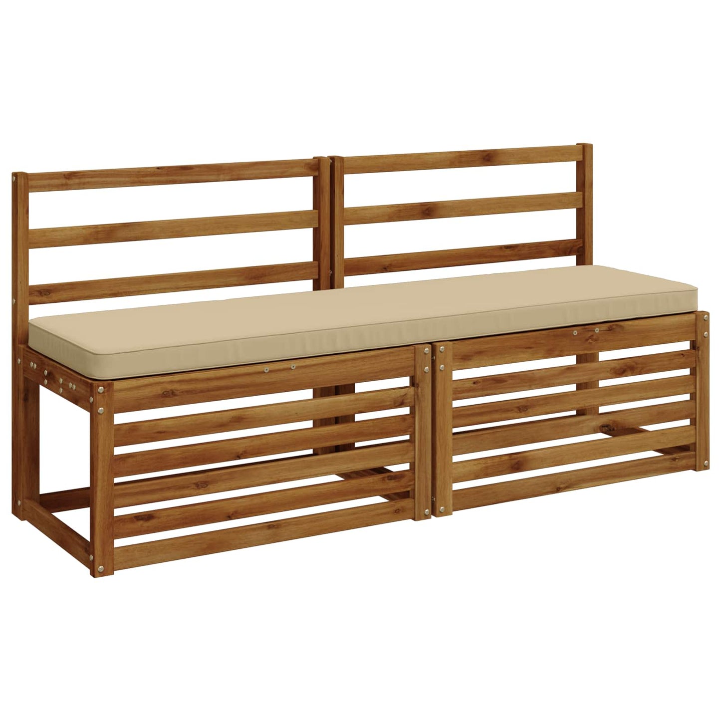 1-delt bænkepude VUGHT 100% polyester Beige 140 x 40 x 5 cm