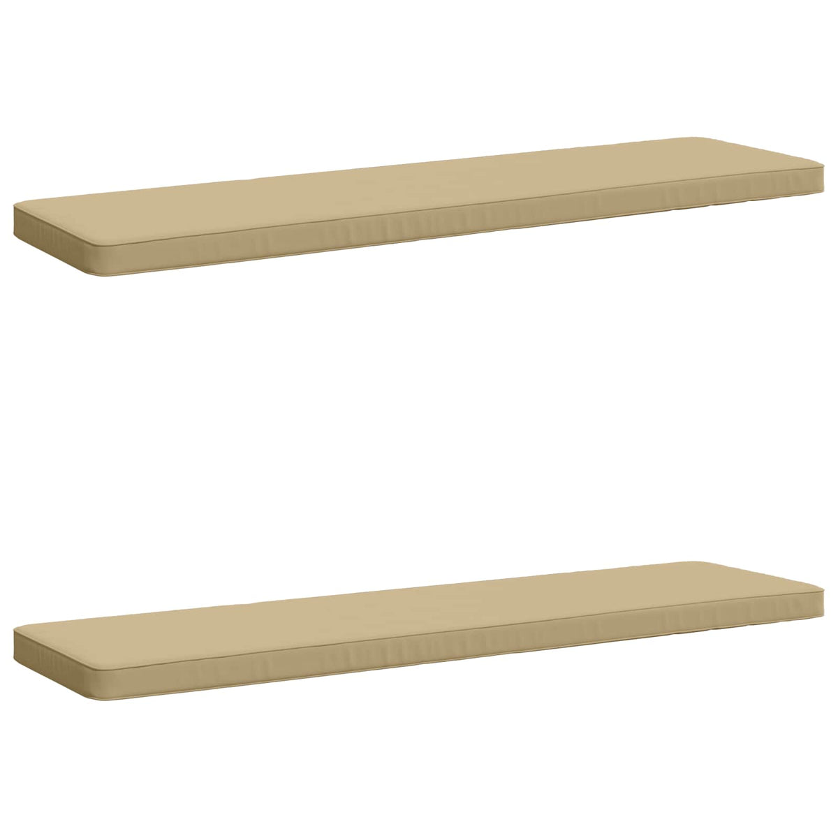 2-delt bænkepude VUGHT 2 stk. 100% polyester Beige