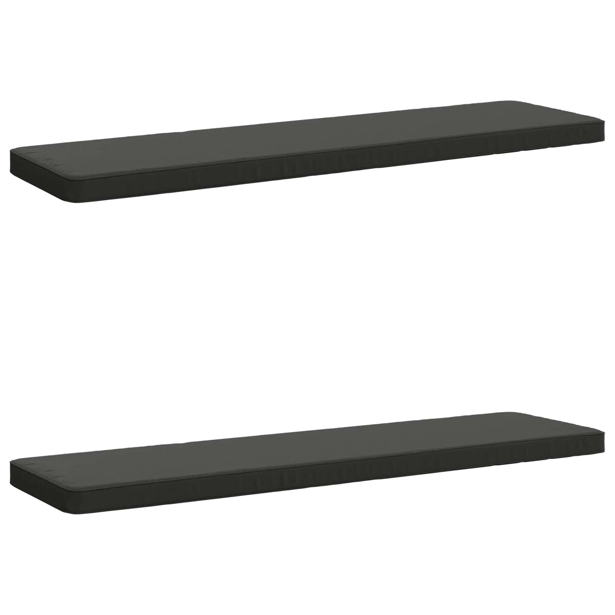 2-delt bænkepude VUGHT 2 stk. 100% polyester Antracit