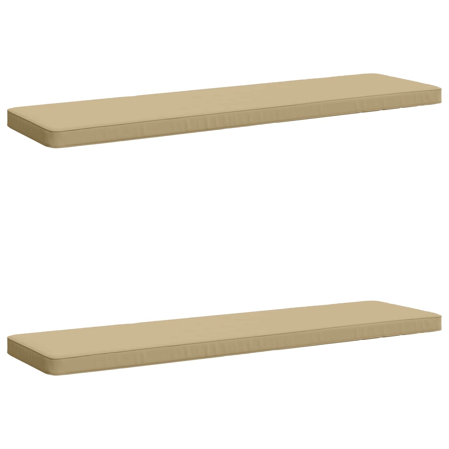 2-delt bænkepude VUGHT 2 stk. 100% polyester Beige