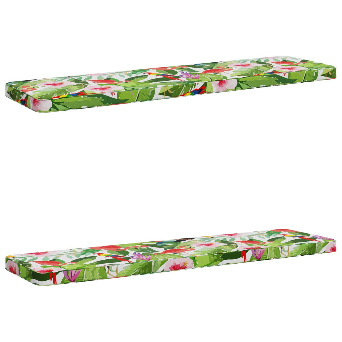 2-delt bænkepude VUGHT 2 stk. 100% polyester Flerfarvet