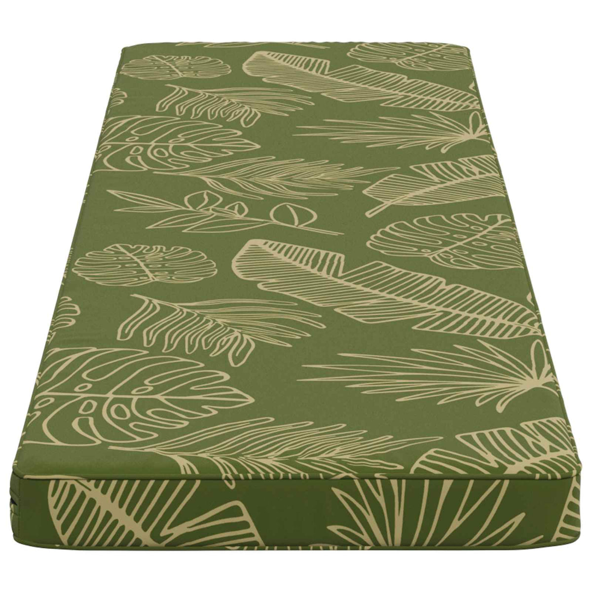 2-delt bænkepude VUGHT 2 stk. 100% polyester Bladdesign