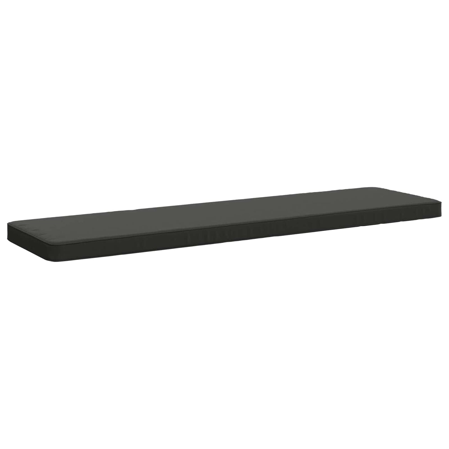 1-delt bænkepude VUGHT 100% polyester Antracit 160 x 40 x 5 cm
