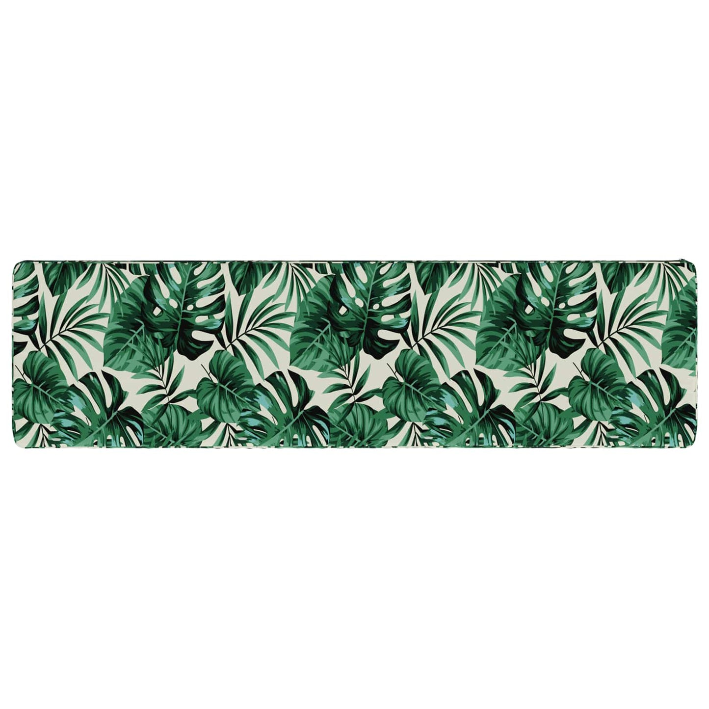 2-delt bænkepude VUGHT 2 stk. 100% polyester Bladmønster