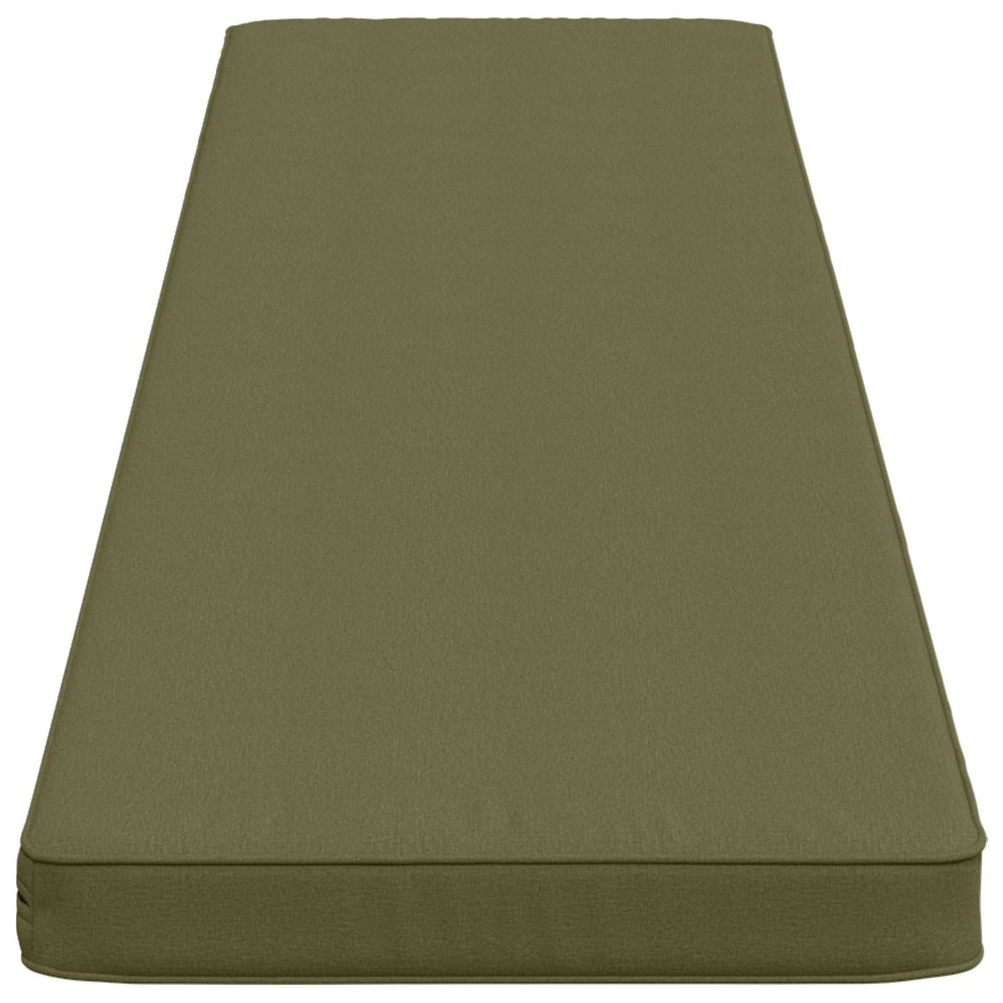 2-delt bænkepude VUGHT 2 stk. 100% polyester Olivengrøn