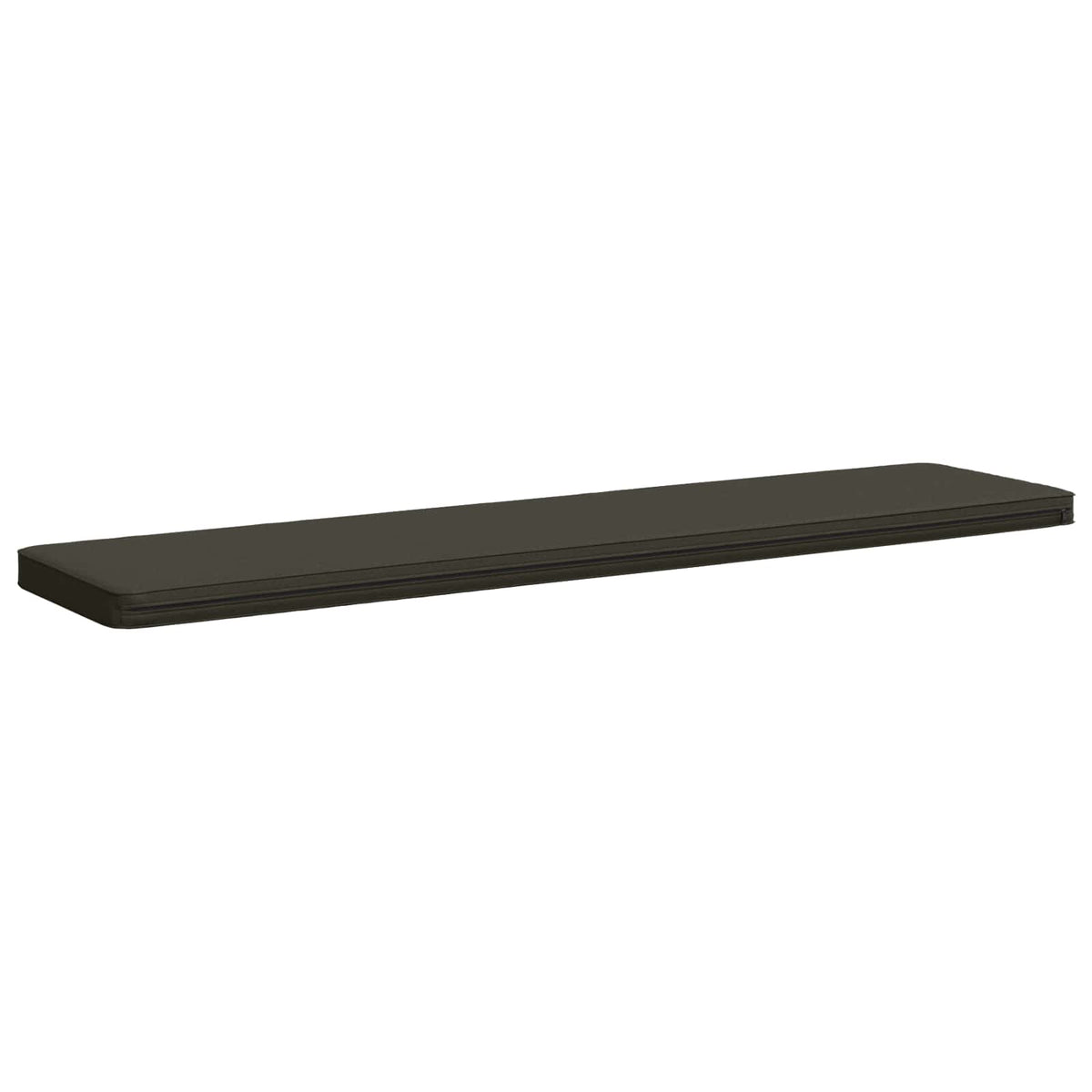 1-delt bænkepude VUGHT 100% polyester Antracit 170 x 40 x 5 cm