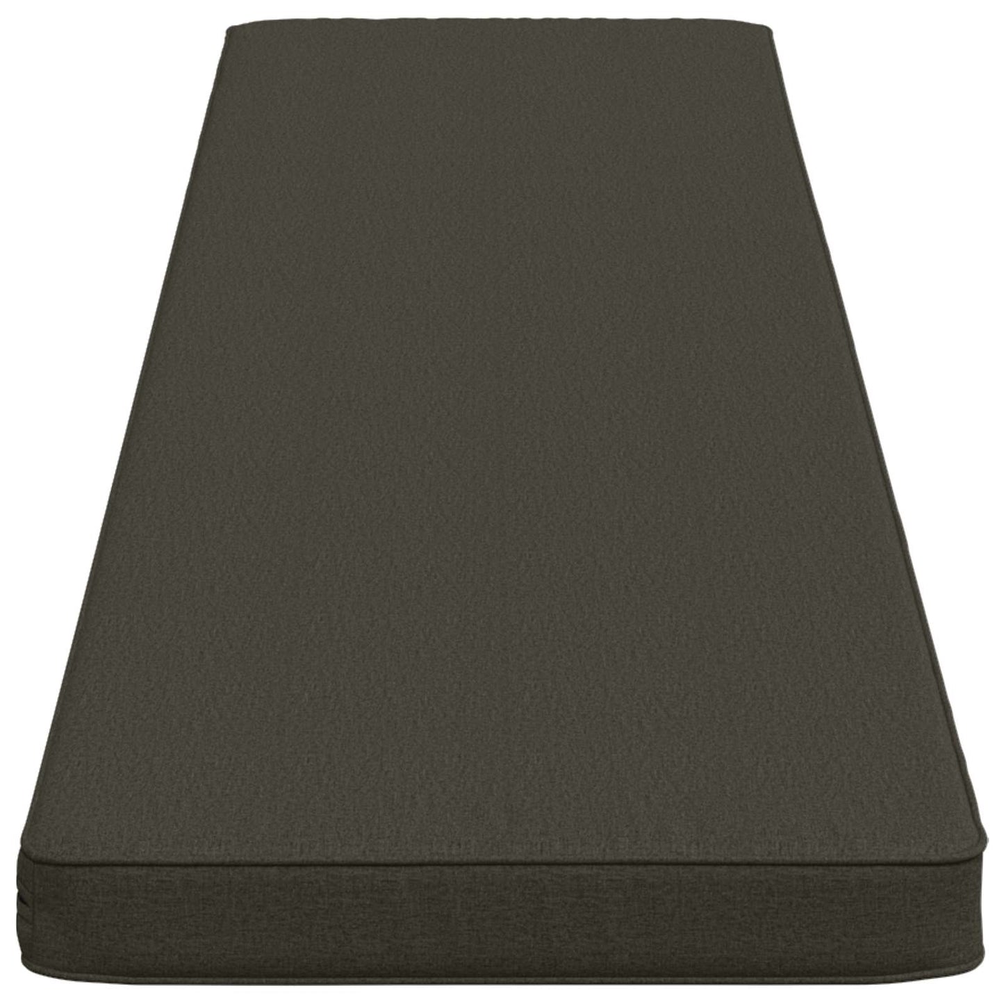 1-delt bænkepude VUGHT 100% polyester Antracit 170 x 40 x 5 cm
