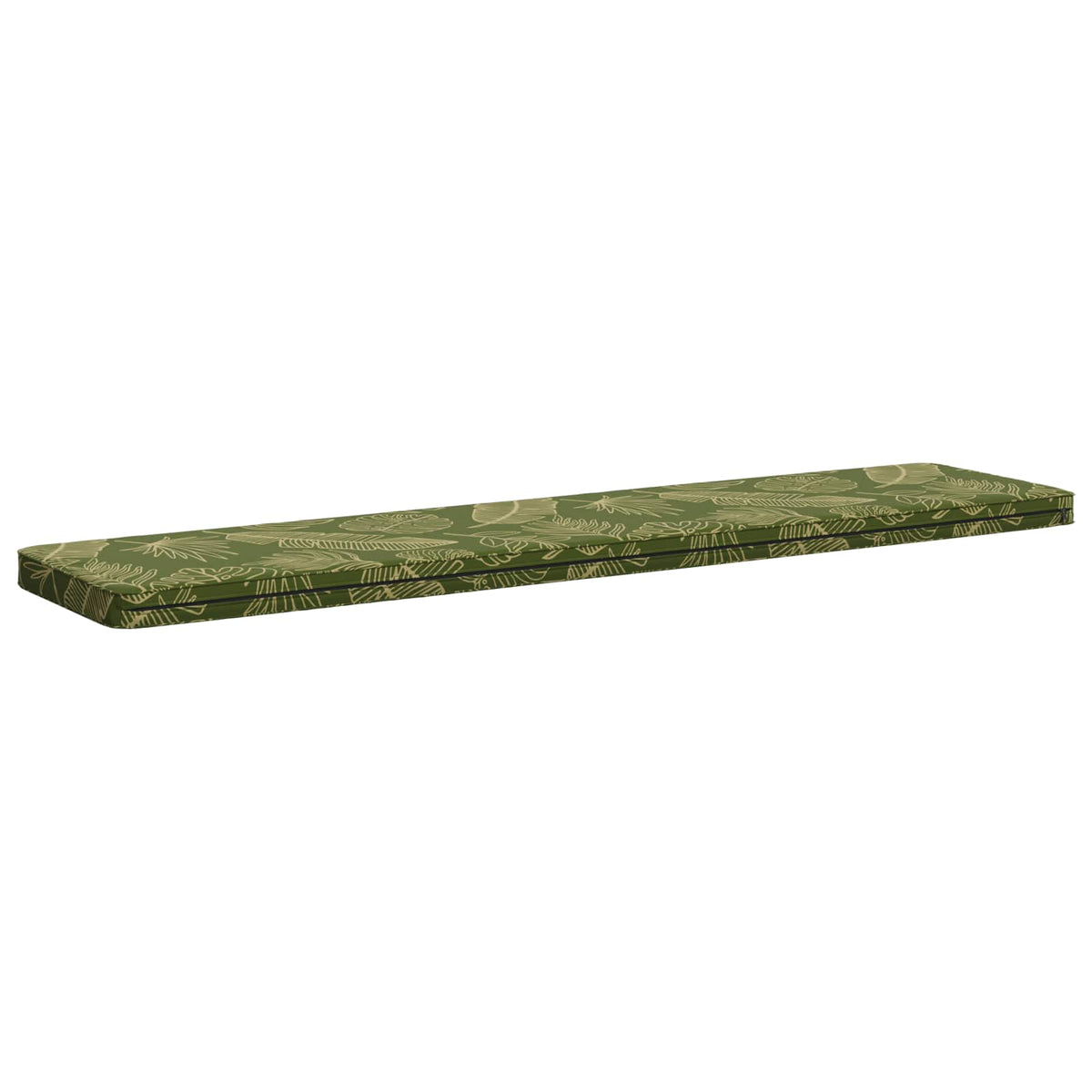 2-delt bænkepude VUGHT 2 stk. 100% polyester Bladdesign
