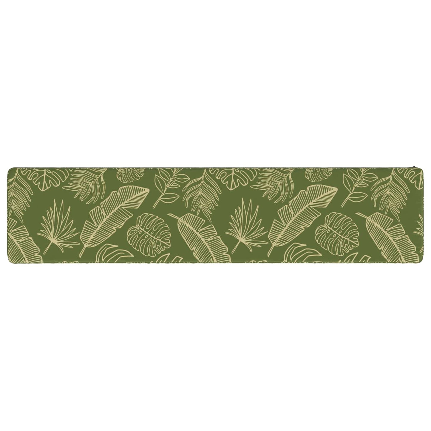 2-delt bænkepude VUGHT 2 stk. 100% polyester Bladdesign