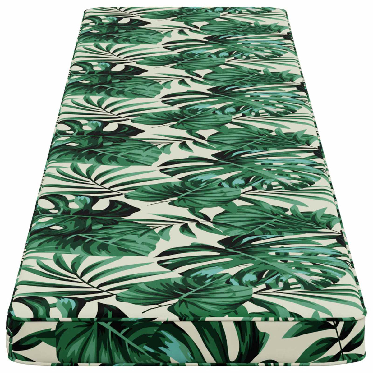 2-delt bænkepude VUGHT 2 stk. 100% polyester Bladmønster