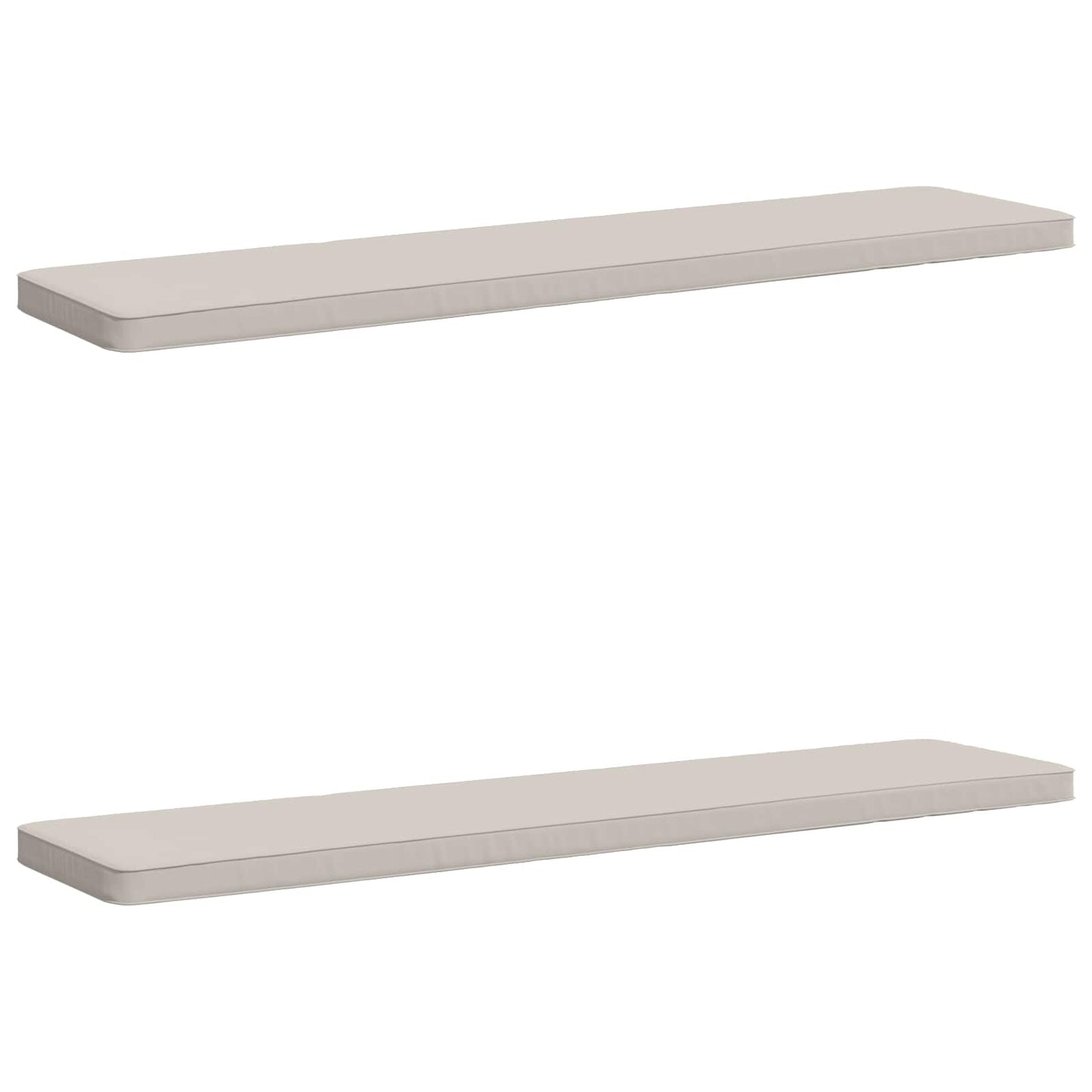 2-delt bænkepude VUGHT 2 stk. 100% polyester Hvid