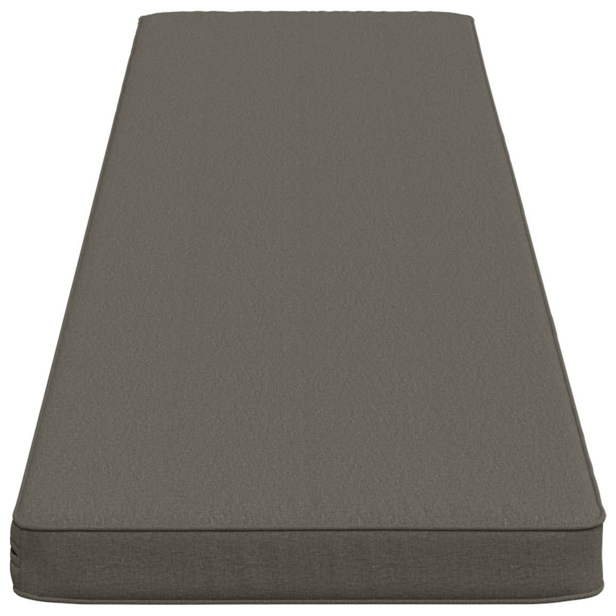 1-delt bænkepude VUGHT 100% polyester Grå 180 x 40 x 5 cm
