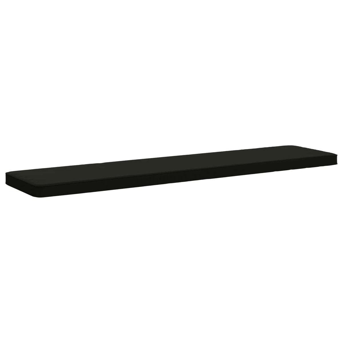 1-delt bænkepude VUGHT 100% polyester Sort 180 x 40 x 5 cm