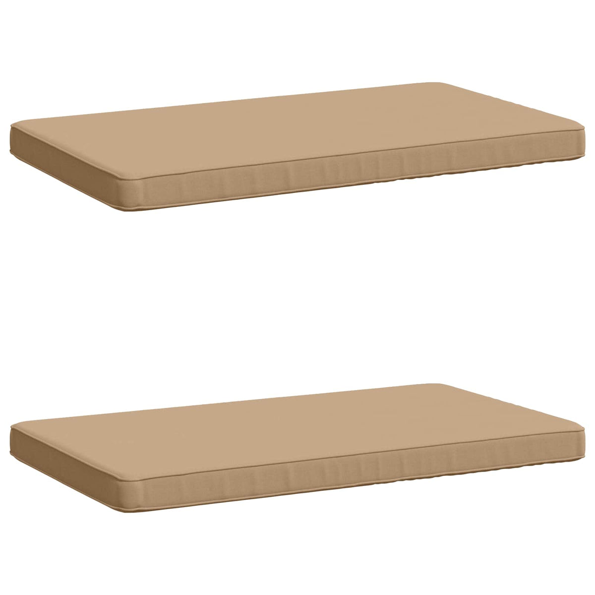 2-delt bænkepude VUGHT 2 stk. 100% polyester Sandfarvet