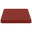 2-delt bænkepude VUGHT 2 stk. 100% polyester Rød 60 x 50 x 5 cm