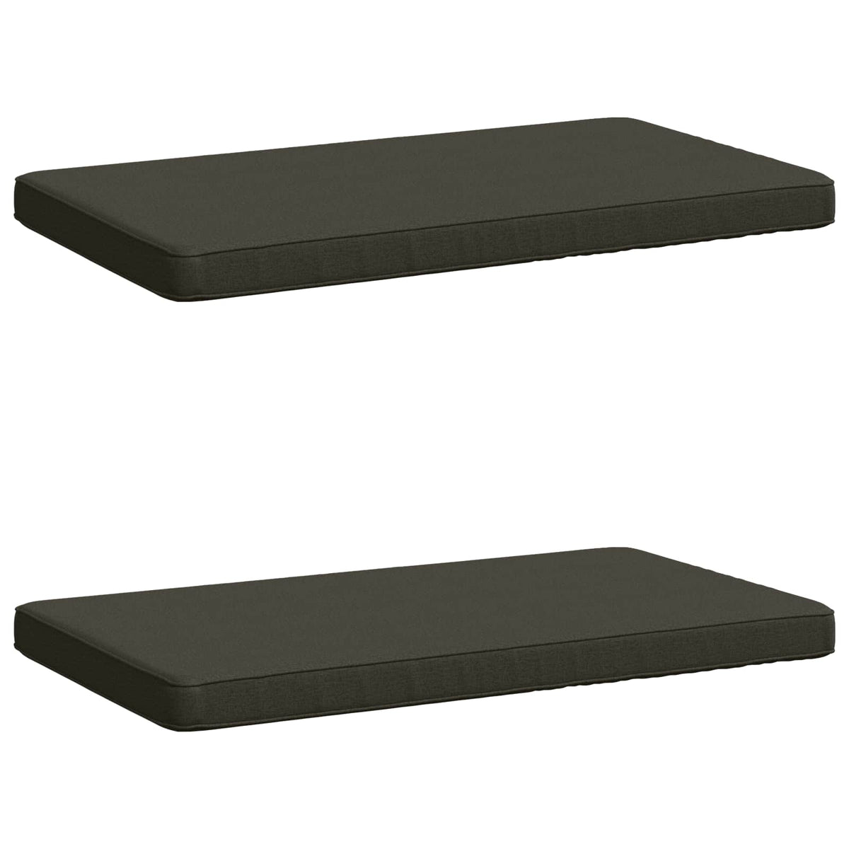 2-delt bænkepude VUGHT 2 stk. 100% polyester Antracit