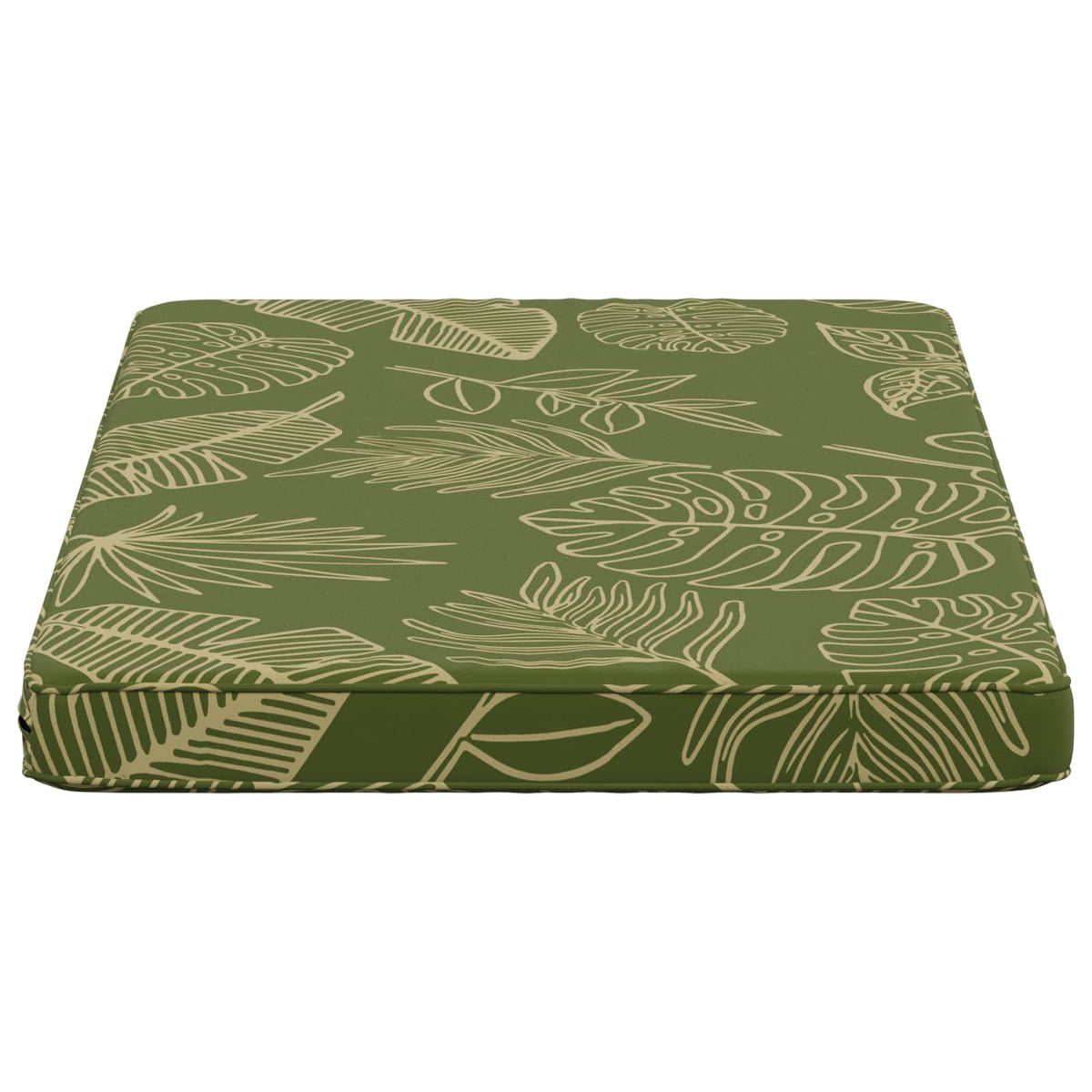 1-delt bænkepude VUGHT 100% polyester Bladdesign 60 x 50 x 5 cm