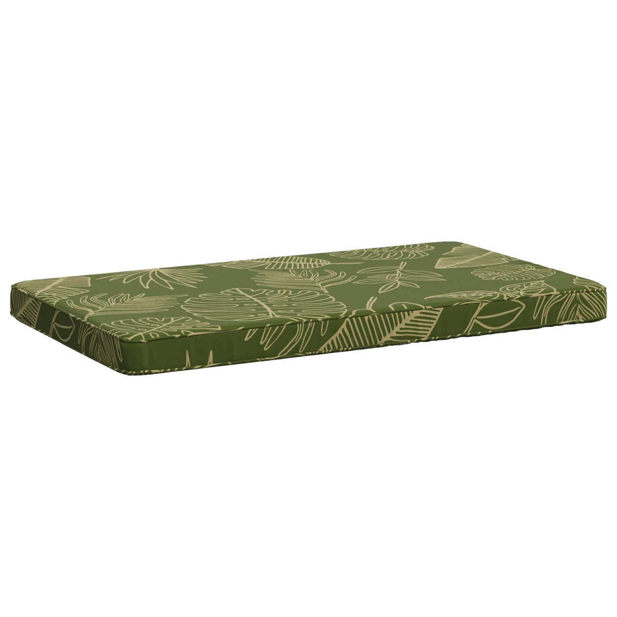 2-delt bænkepude VUGHT 2 stk. 100% polyester Bladdesign