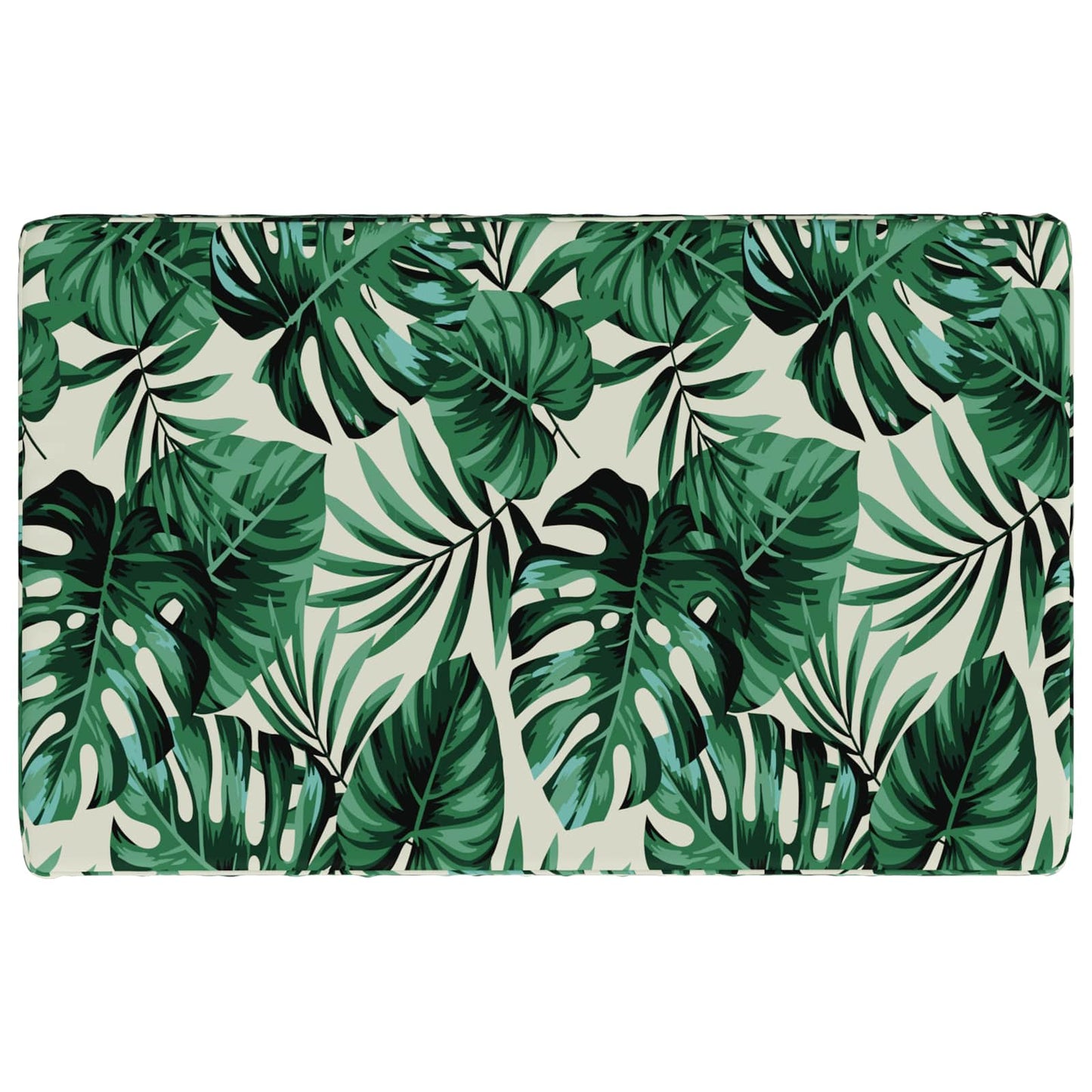 2-delt bænkepude VUGHT 2 stk. 100% polyester Bladmønster