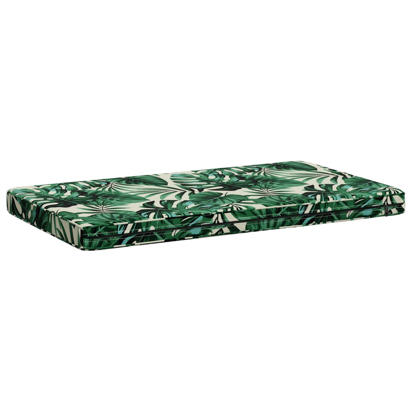 2-delt bænkepude VUGHT 2 stk. 100% polyester Bladmønster