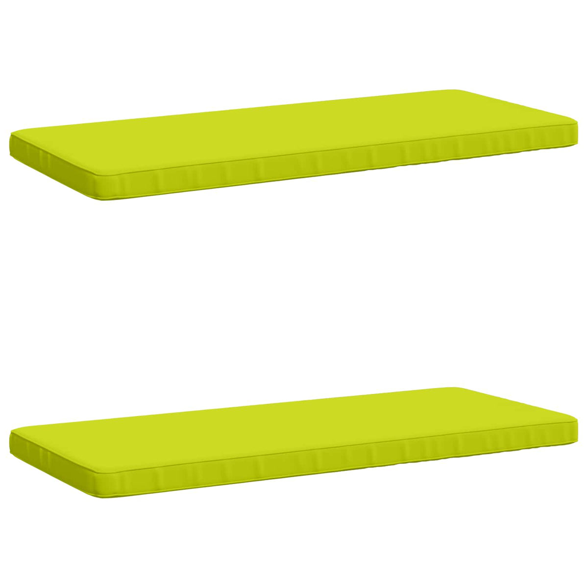 2-delt bænkepude VUGHT 2 stk. 100% polyester Lys grøn