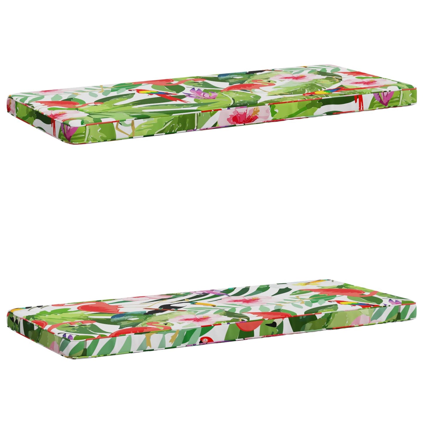 2-delt bænkepude VUGHT 2 stk. 100% polyester Flerfarvet