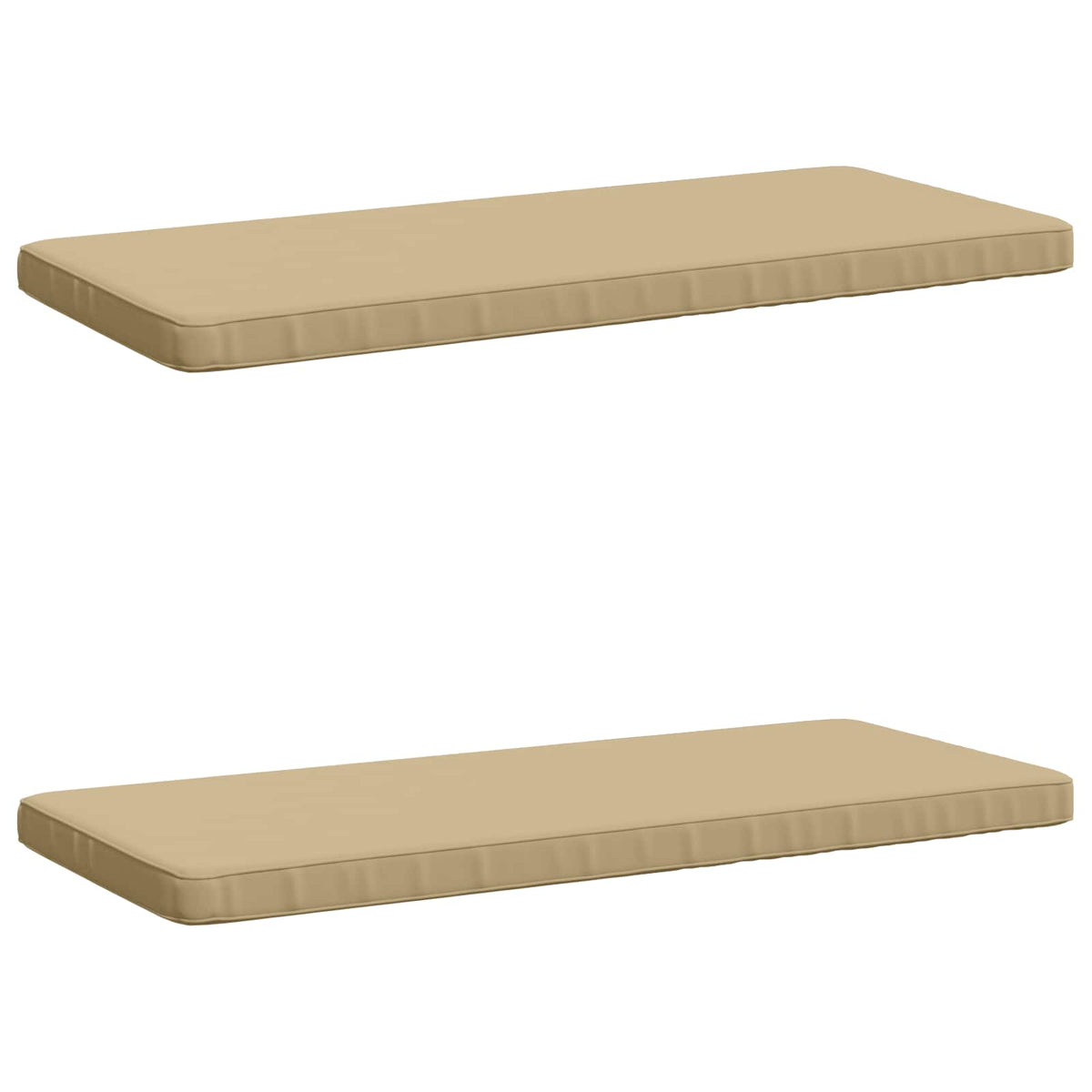 2-delt bænkepude VUGHT 2 stk. 100% polyester Beige