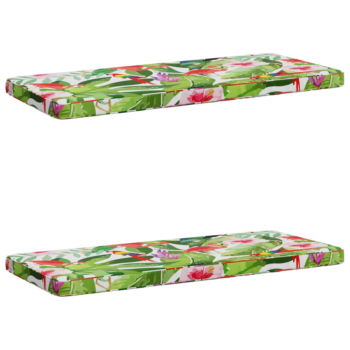 2-delt bænkepude VUGHT 2 stk. 100% polyester Flerfarvet